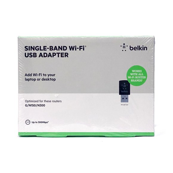 belkin Other - Belkin Single-Band Wi-Fi USB Adapter G/N150/N300